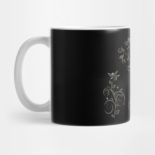 Coffee flower and coffee beans Mug